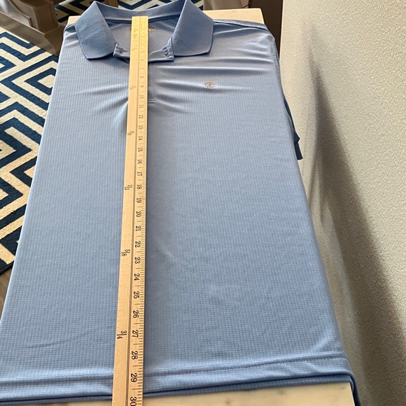 Two Polo Shirts Lavender Roundtree & Yorke and Blue Izod Golf Blue Size Large - Picture 12 of 14